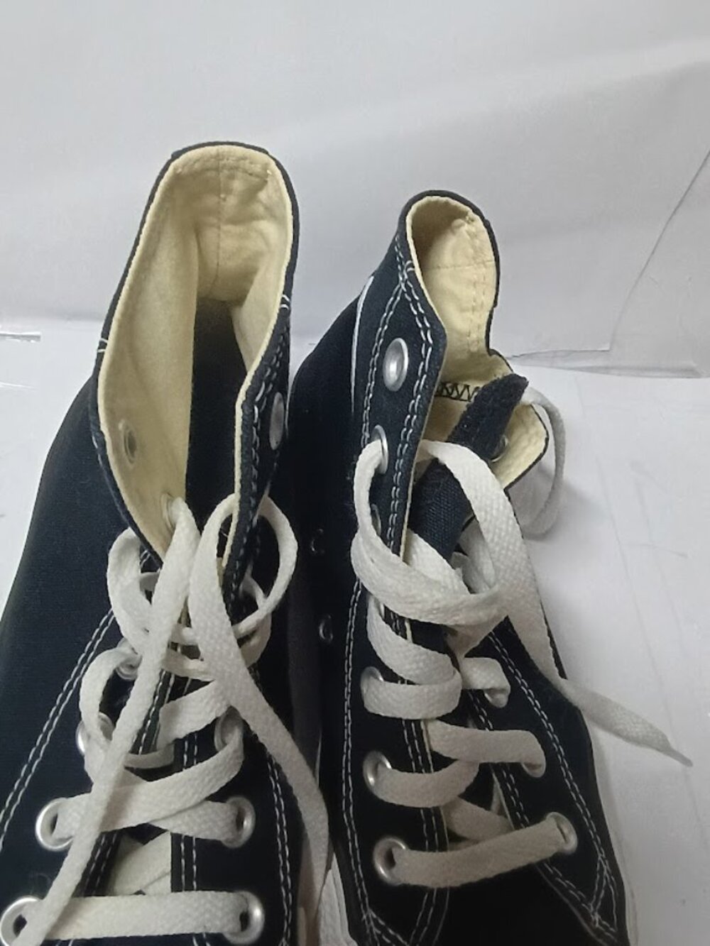 Converse Chuck Taylor All Star Black White High Top Men's 4 Women’s 8 - Picture 4 of 10